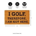 thumbnail image 3 of 28" x 16" Nature Coir Mat, I Golf, 3 of 6