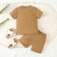 thumbnail image 4 of Tkrady Toddler Boys Girls Clothes Short Sleeve Cute Pattern T Shirt Tops Shorts Set, Sizes 1-3 Years, 4 of 6