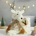 thumbnail image 5 of Decoración de fiesta navideña de alce, muñecos, decoración navideña para árbol, Papá Noel, muñeco de nieve, juguetes, figuras decorativas, 5 of 5