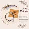 thumbnail image 5 of Elphaba Galinda Sympathy Gifts for Loss of Loved One: Natural Rainbow Stone Bracelet as Memorial Bereavement Condolence Funeral Gifts - In Memory of Grand parents Mom Dad Son Husband Miscarriage, 5 of 7