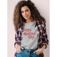 thumbnail image 2 of Memorial Day Bold Lettering Shaped T-Shirt Women -Image by Shutterstock, Female x-Large, 2 of 4