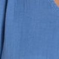 thumbnail image 1 of Vestido de algodón de doble tela sin mangas para mujer Time and Tru, tallas XS-XXXL, 1 of 5