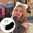 thumbnail image 1 of Japanese Style Animal Ear Headband Set With Tail Accessories For Halloween Parties And Dress Up Events Cookie Run Cool for Men Bones Robe Men Robe with Hood And Cape with Hood Another Anime Cool Anime, 1 of 3