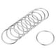 thumbnail image 1 of Uxcell 1.57'' O Ring Buckle para bolsa de hardware de aleación de zinc tono plateado 10 piezas, 1 of 3