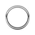 thumbnail image 2 of 10k White Gold 6mm Half Round Band Ring Size 8.5 Ring for Women and Men - 5.2 Grams, 2 of 2