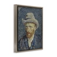 thumbnail image 4 of Stupell Industries Van Gogh Portrait with Hat People Painting Brown Floater Framed Canvas Art Print Wall Art, 25 x 31, 4 of 10