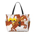 thumbnail image 1 of Fotbe Vintage Cowboy On A Bronco Horse Bolsa de Viaje para Playa - Resistente al Agua, Bolsa Tote de Gran Capacidad y Ligera con 7 Bolsillos para Mujeres y Hombres, 1 of 7