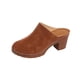 thumbnail image 1 of Mujeres Tacones Altos Color Sólido Cerrado Dedo Del Pie Bloque Tacón Tope Mulas, Zapatillas de Verano de las Mujeres para la Oficina Y la Comodidad Diaria, 1 of 9