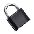 thumbnail image 3 of Coded Lock Replacement Waterproof Anti-rust Password Portable Household Door Cabinet Gate Warehouse Padlock Locking Tool Short Black, 3 of 9
