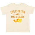 thumbnail image 3 of Inktastic Life's Better Mac & Cheese Boys or Girls Toddler T-Shirt, 3 of 5