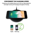 thumbnail image 5 of Belkin 5W Wireless Charging Pad for Qi Devices like iPhone and for AirPods - Black, 5 of 11