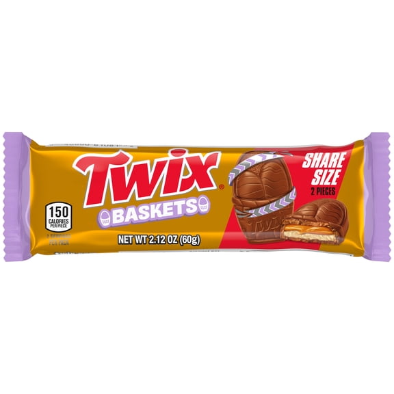 TWIX CARAMEL BASKET SHARE SIZE EASTER 2.12 OUNCE