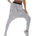 thumbnail image 1 of Pantalons Amples Mode Harlan Grande Taille pour Femmes Pantalons Décontractés Grande Taille Pantalons Longs Décontractés pour Femmes pour l'Été Pantalons de Travail Raccourcis pour Femmes Pantalons Décontractés Taille Haute pour Femmes, 1 of 5