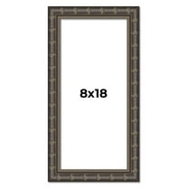 8x18 Frame Black Bamboo Solid Wood Picture Frame Width 1.5 Inches | Interior Frame Depth 0.5 Inches