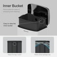 thumbnail image 3 of 30L/8 Gallon Stainless Steel Garbage Bin with Soft-Close Lid,Step Trash Can with Removable Plastic Inner Bucket, Fingerprint-Proof(White), 3 of 12