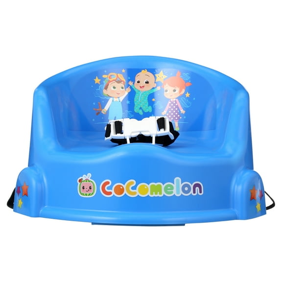 Cocomelon 15inch Toddler Feeding Booster Seat by Dream Gro. Blue Unisex