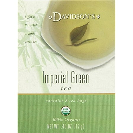 Davidsons Tea Imperial Green, 8-Count Tea Bags (Pack Of 12)