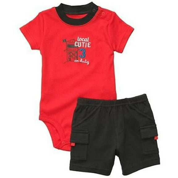 Carter's Newborn Baby Boyscute & Comfy Combo 2pc Set Newborn