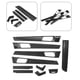thumbnail image 1 of Decoración del coche, juego de 10 cubiertas interiores de fibra de carbono, kit de cubiertas de fibra de carbono diseñado para profesionales, 1 of 9
