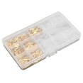 Wire Lugs Assortment Kit Brass Male Female Butt Connectors with Nylon