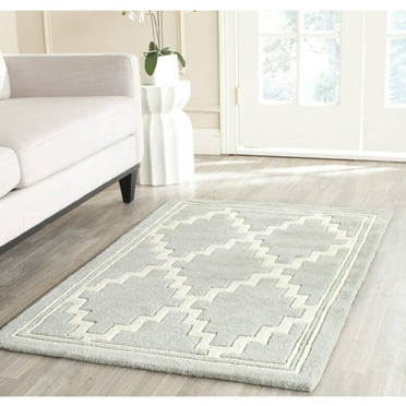 Safavieh CHATHAM, GREY / IVORY, 3' X 5', Area Rug, CHT743E-3