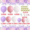 thumbnail image 2 of AOWEE Pink Purple Balloon Garland Kit, Butterfly Baby Shower Decorations for Girl, Gold Butterfly Pearl White Lavender Balloon Arch for Wedding Birthday Bridal Shower, 2 of 8