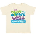 thumbnail image 3 of Inktastic My Daddy is the World’s Best Landscaper Boys or Girls Toddler T-Shirt, 3 of 5