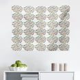 thumbnail image 1 of Geometric Tapestry, Modern Pattern in Pastel Colors Vertical Striped Backdrop and Triangles, Fabric Wall Hanging Decor for Bedroom Living Room Dorm, 2 Sizes, Coral Pale Green, by Ambesonne, 1 of 1