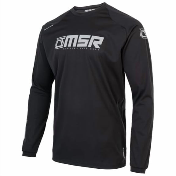 MSR Frost Wind Blocking Dirt Bike Motocross MTB Jersey Large Black