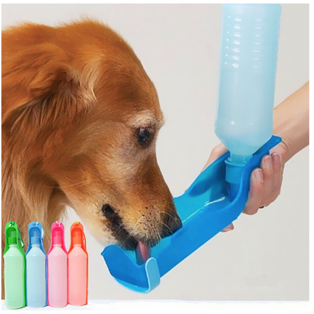 Outdoor Portable Pet Dog Water Bottles Foldable Tank Drinking Design