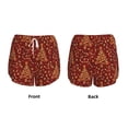 thumbnail image 5 of Lsque Christmas Tree On A Red Background Printed Women's Running Shorts with Liner Pockets,Elastic Quick Dry Workout Athletic Gym Yoga Shorts,Womens High Waist Shorts-Large, 5 of 9