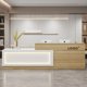 thumbnail image 4 of Modern Simple Reception Desks Standing Spa Checkout Cashier Simple Office Luxury Business Mobile Empfangstheke Home Furniture My Lux Decor Round, 4 of 29