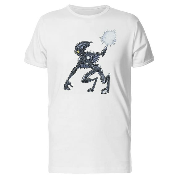 Evil Comic Book Alien Character Tee Men's -Image by Shutterstock