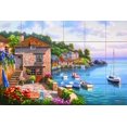 thumbnail image 1 of Tile Mural Kitchen Backsplash - SK-Harbor Garden - by Sung Kim, 1 of 1