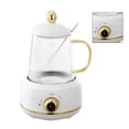 thumbnail image 3 of Hervidor eléctrico portátil de 450 ml para cocinar al vapor, ideal para oficina, con forma de flor, para calentar té., 3 of 12