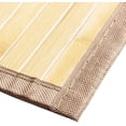 thumbnail image 3 of shiyou-Bamboo Rug - Bathroom Accessories Area Rug - Bath Mat - Runner Small Rug 17" x 24" Light Brown, 3 of 4