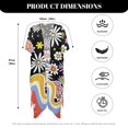 thumbnail image 6 of HELLHERO High Quality Fabrics Bathing Suit Cover Up for Hawaii Vacation Quick Dry Casual Daisy Wave, 6 of 6