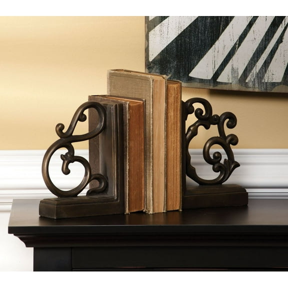 Set of 2 Scroll Bookends