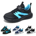 thumbnail image 3 of ibiyuan Kids Athletic Slip On Sneakers Comfortable Bungee Running Shoes Sneakers for Boys Running Shoes Lightwight Breathable Athletic Sport Sneaker, 3 of 7