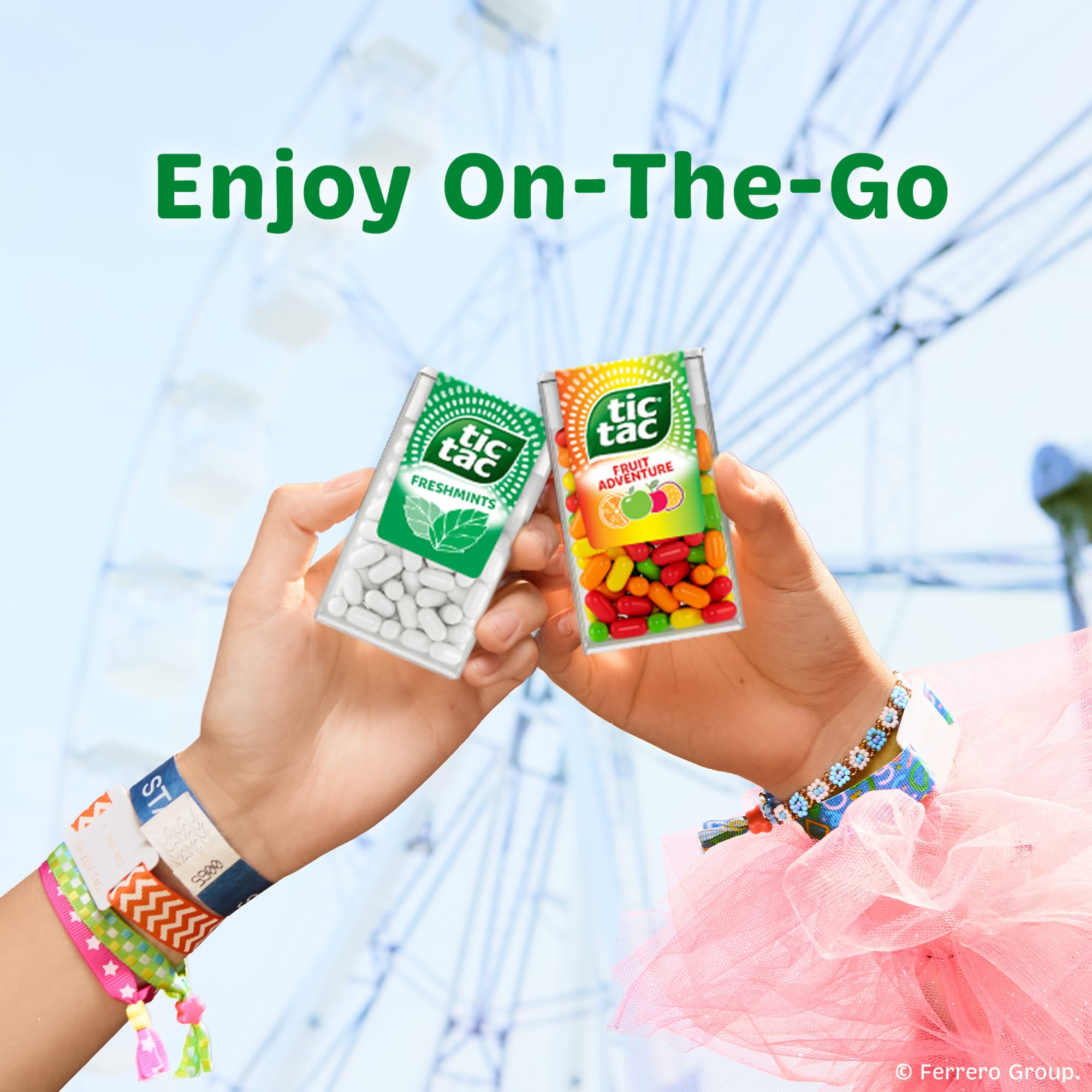 Tic Tac - Brandclub - Tic Tac Freshmint Breath Mints, On-The-Go