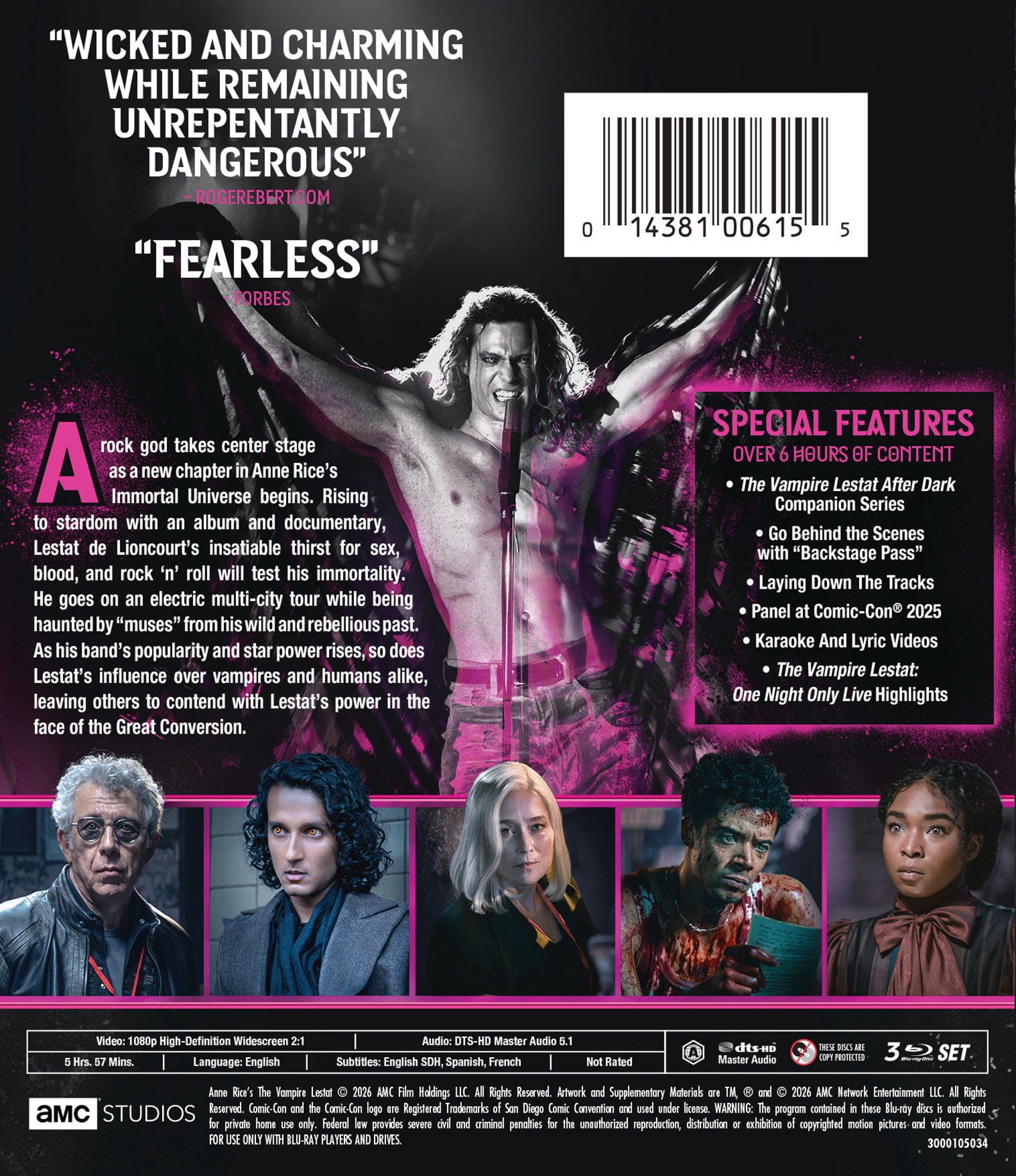 The Vampire Lestat: Season 1 (Blu-ray), Horror, AMC