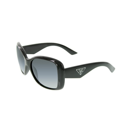Prada Women's Polarized PR32PS-1AB5W1-57 Black Butterfly Sunglasses