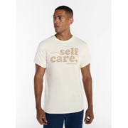 Humor Men's and Big Men's Self Care Graphic Tee with Short Sleeves, Size S-3XL