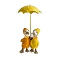 thumbnail image 4 of simhoa Duck Holding Umbrella Statue Garden Decor Centerpiece Creative, Resin Figurine Animal Sculpture for Yard, Lawn Garden Outdoor Double Duck, 4 of 9