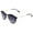 Black, variant on Round Liz-LA Designer Fashion Sunglasses TR90 Frame Black - Black