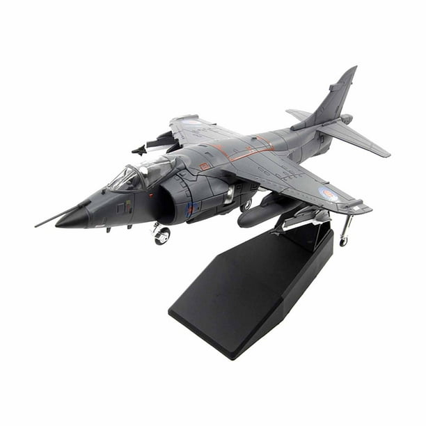 Réplica de avión de a escala 1/72, modelo de avión fundido a presión con soporte de exhibición, modelo de fundido a presión para estantería de