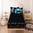 thumbnail image 4 of JJCOITR Gamer Printed Zipper Bedding Sets Twin for Kids Boys Lightweight Microfiber Gaming Comforter Set with Fitted Sheet Pillow Covers,Blue, 4 of 6