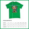 thumbnail image 5 of Tee Hunt Dean Russo Dalmatian Luv Colorful Dog T-Shirt Neon Puppy Men's Tee, Green, Large, 5 of 5