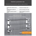 thumbnail image 2 of Toallero de baño, soporte para toallas de mano de cocina y baño, colgador para paños de cocina, acero inoxidable SUS304 (tres barras) estirable, 2 of 5