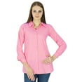 thumbnail image 1 of Haut Chemise en Coton Manches Longues Kurta Courte Vêtements pour Femmes, 1 of 4